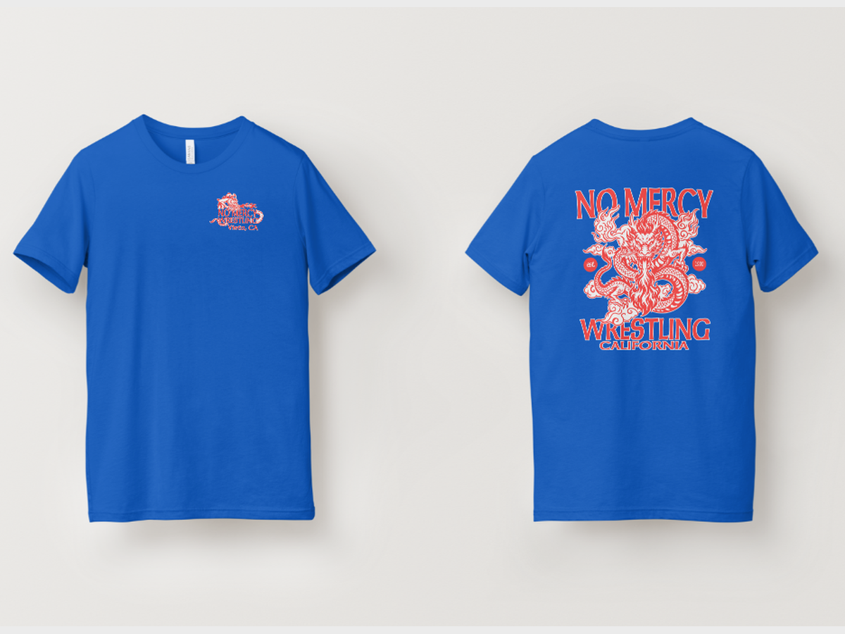 Blue Tee - Dragon Back B